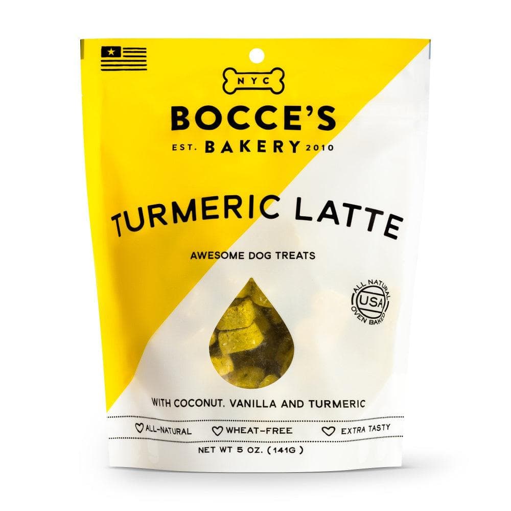 Bocce's Bakery Dog Biscuit Tumeric Latte 5oz