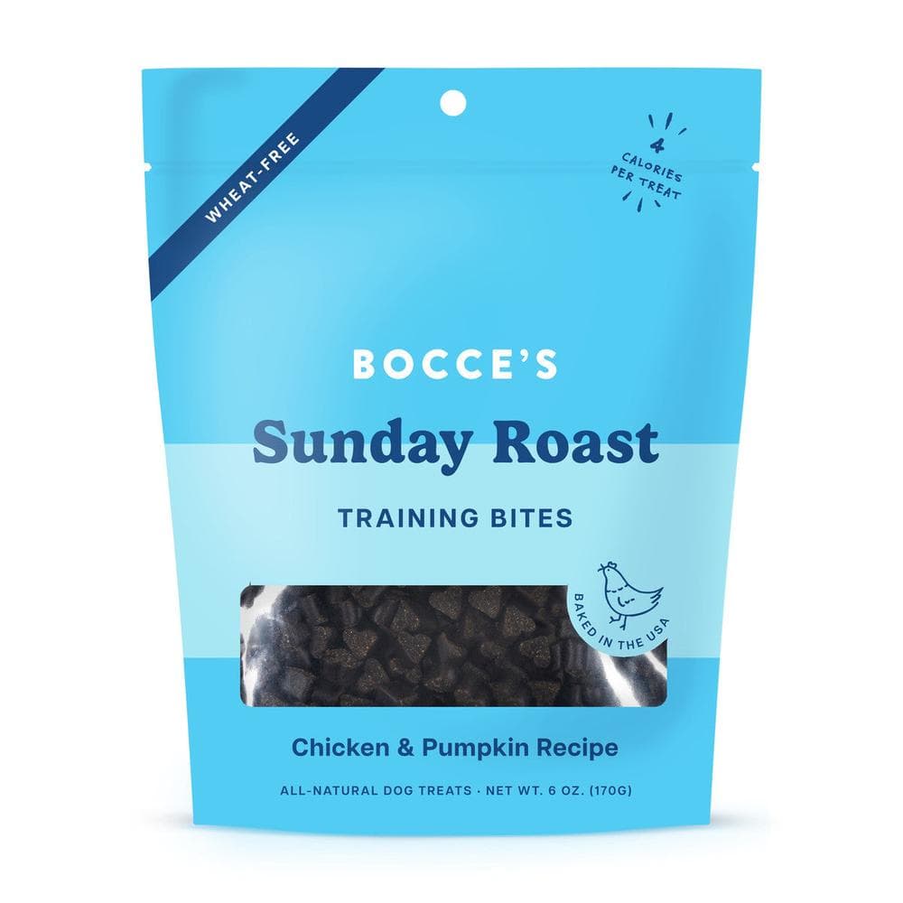 Bocce's Bakery Sunday Roast Training with Chicken and Pumpkin Flavor Dog Treats 6oz