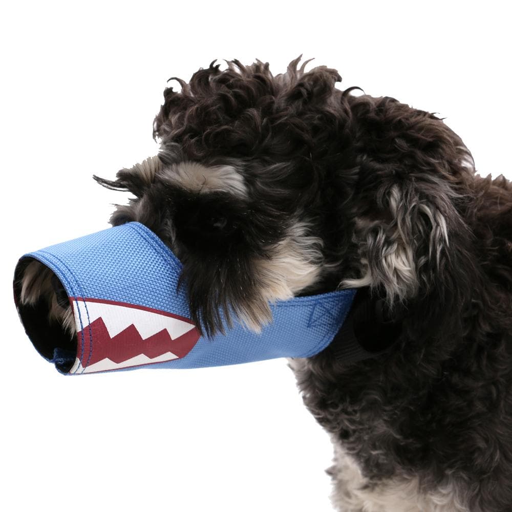 Fumigation Adjustable Designer Dog Muzzle by Pet Life Large, Green / Red - 1 Count