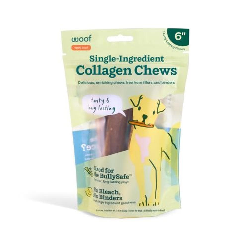 BullySafe Chews - Pure Collagen 12 in, 10 Pack
