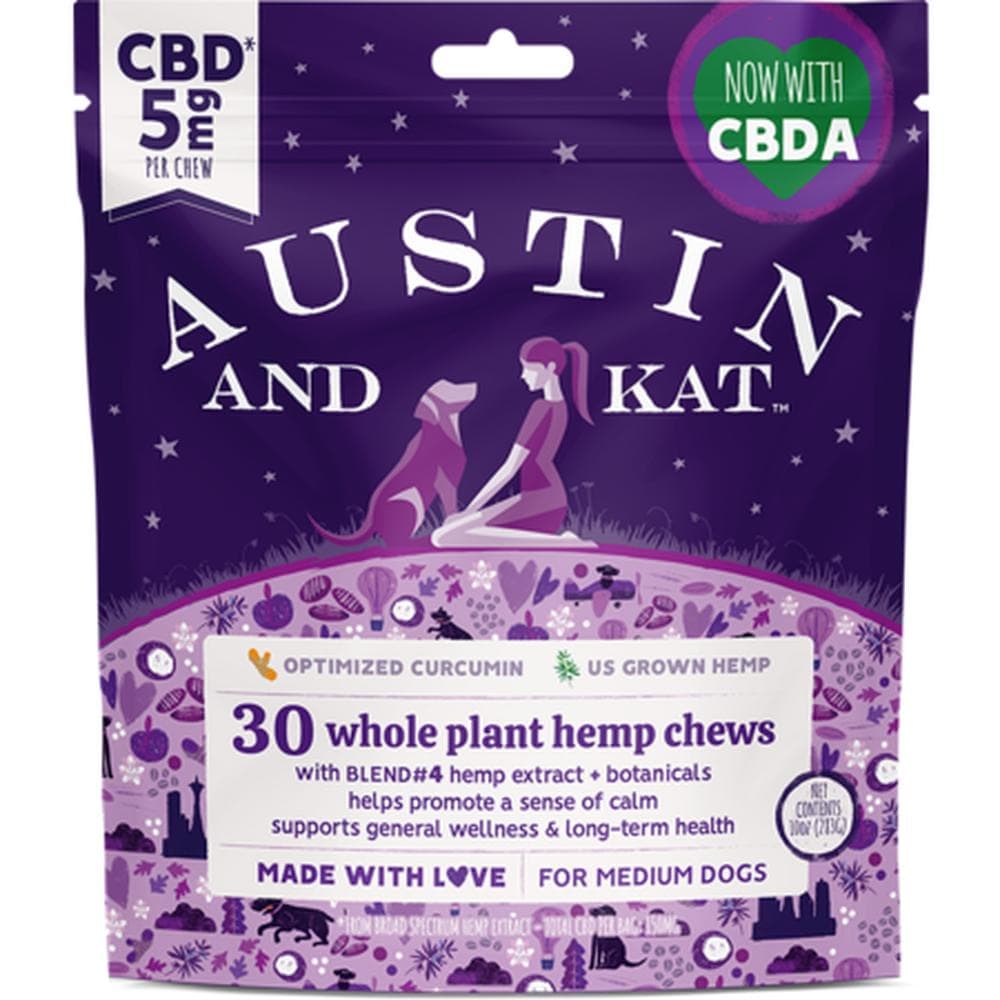 Austin & Kat CBD Premium Hemp Chews 5mg 10oz