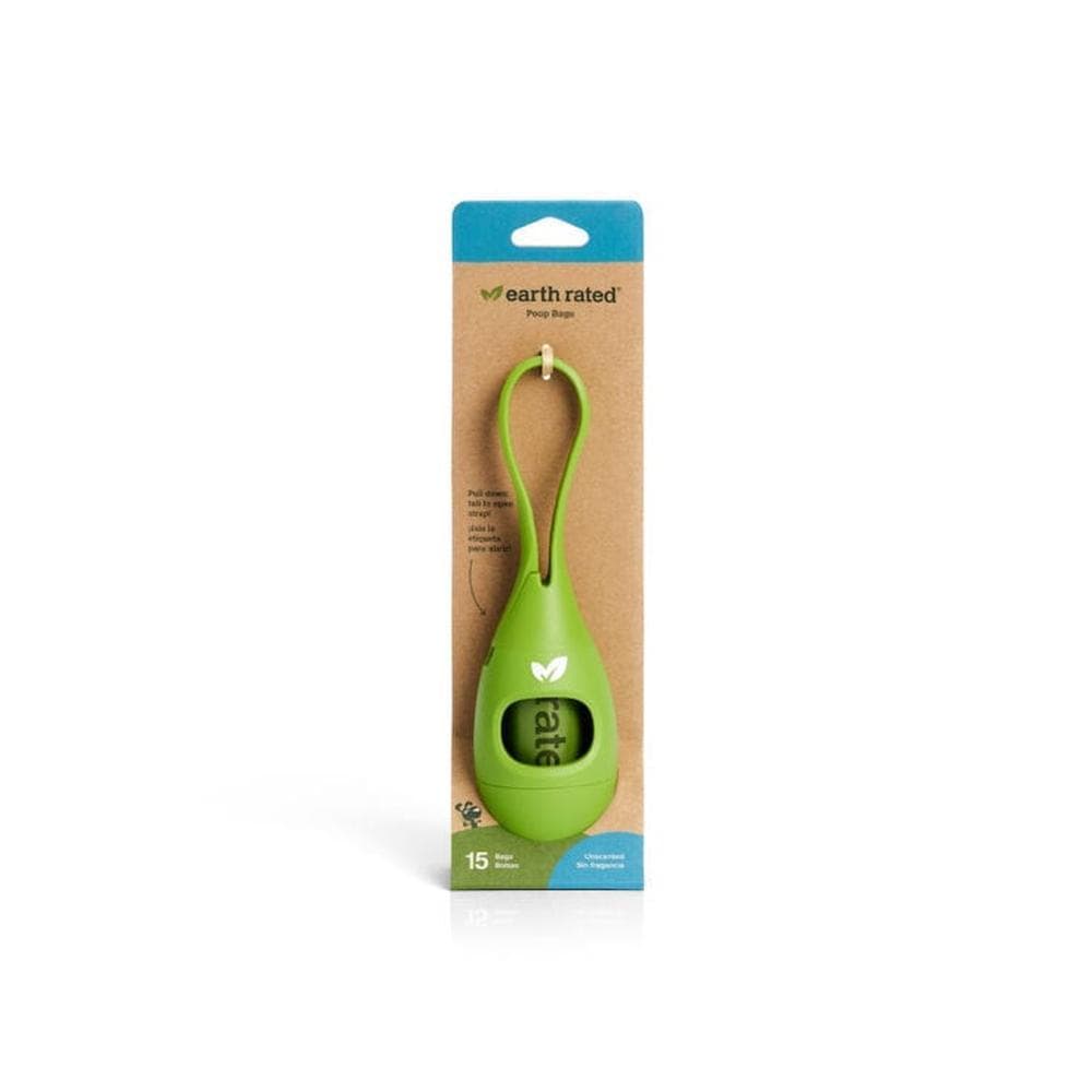 Earthrated Bags Leash Dispenser 2.0 With Unscented 15 Bags
