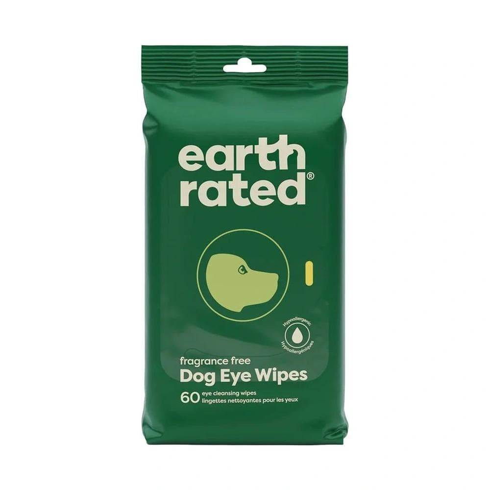 Earth Rated Fragrance-Free Dog Eye Wipes 60 Counts