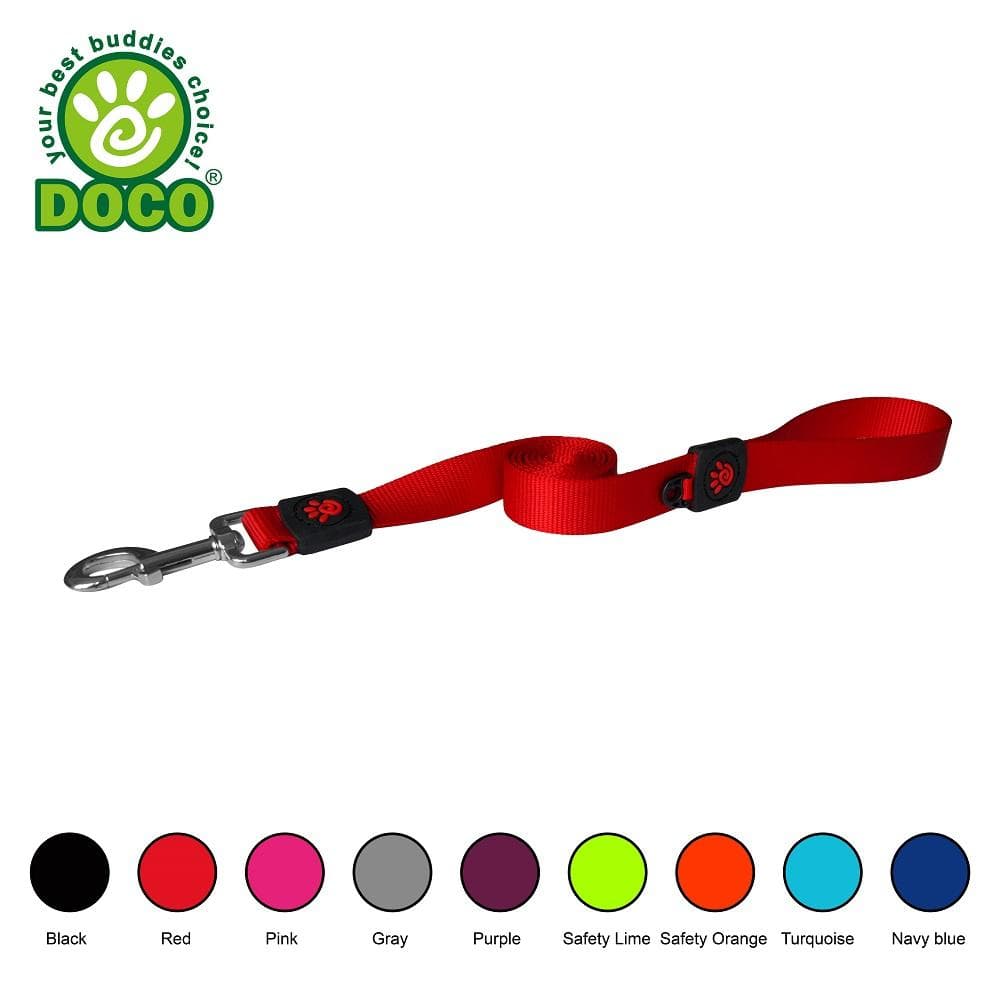 DOCO 6ft Signature Nylon Leash Small, Navy Blue - 1 Count