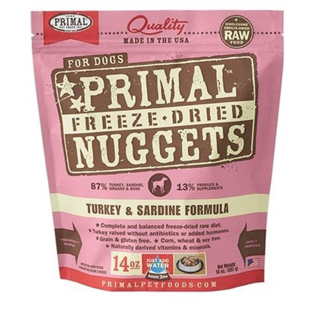 Primal Dog Freeze Dried Turkey & Sardine 14oz