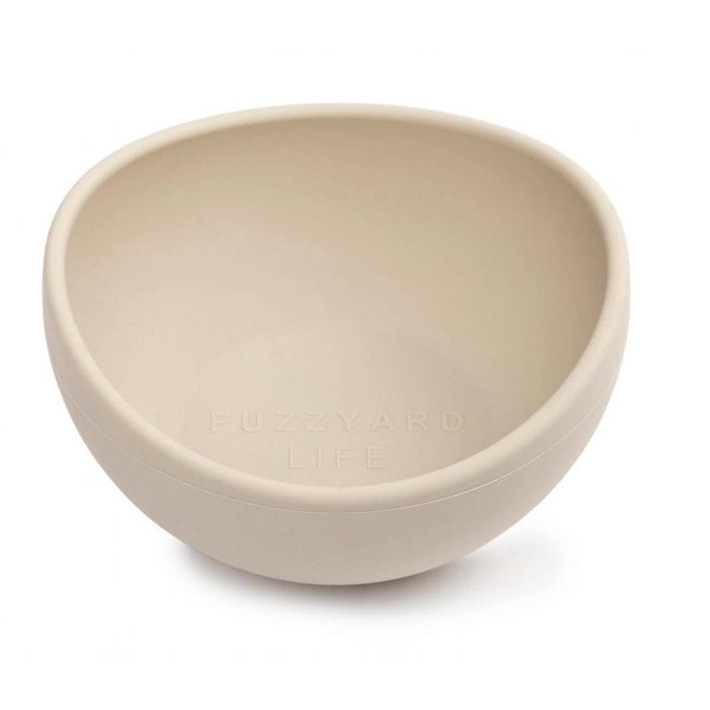 FuzzYard Life Silicone Bowl - Sandstone Medium - 1 Count