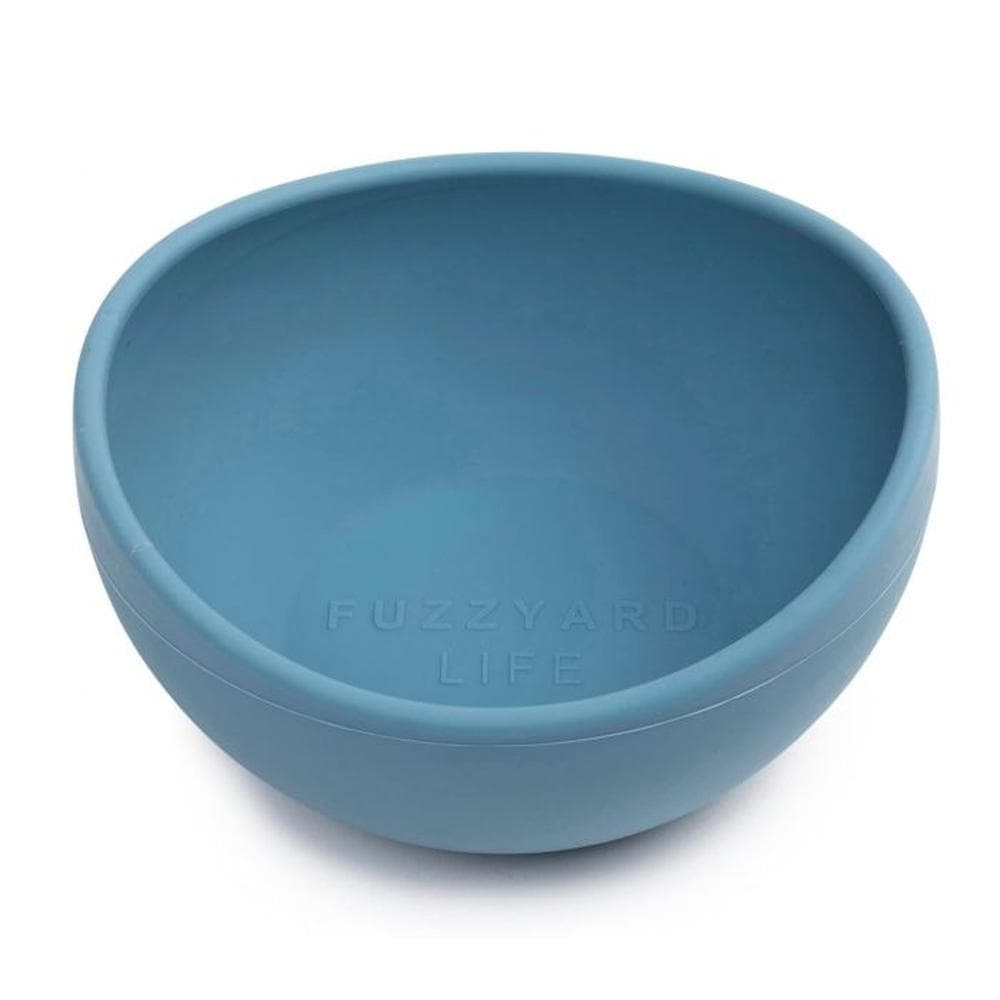 FuzzYard Life Silicone Bowl - French Blue Small - 1 Count