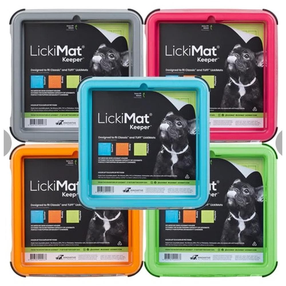 LickiMat Indoor Keeper Gray, Regular - 1 Count