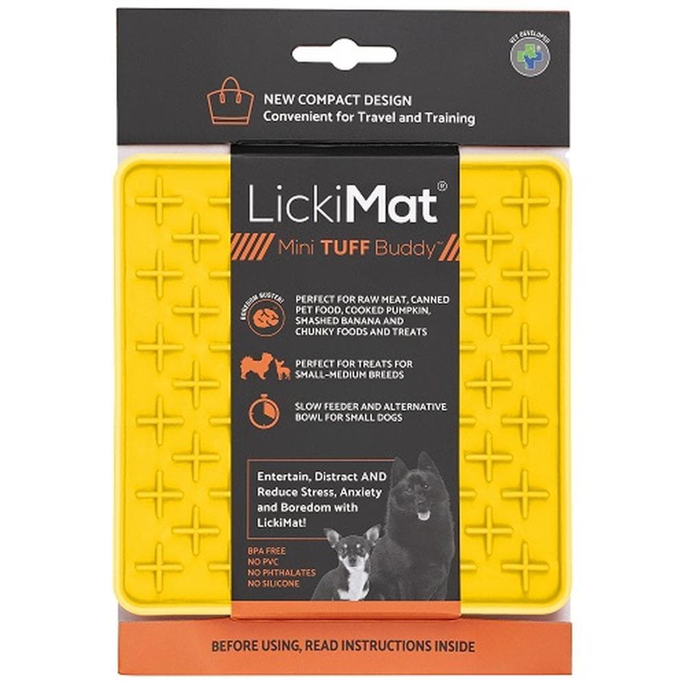 LickiMat Mini Dog Tuff Green, Buddy - 1 Count
