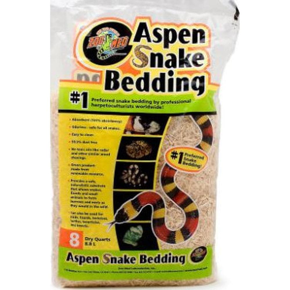 Zoo Med Aspen Snake Bedding 8.8 Dry Quarts