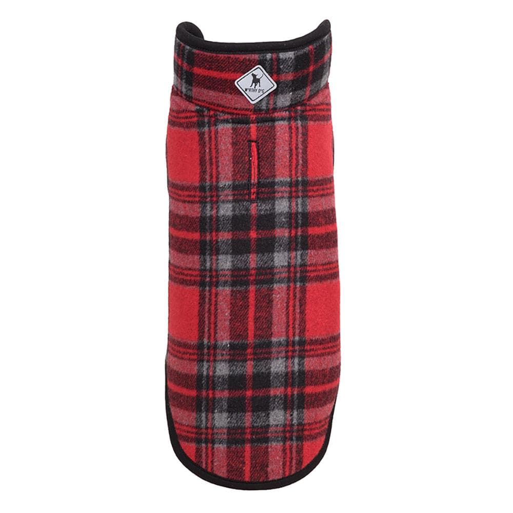 Red/Black Plaid Alpine Jacket 16" - 1 Count
