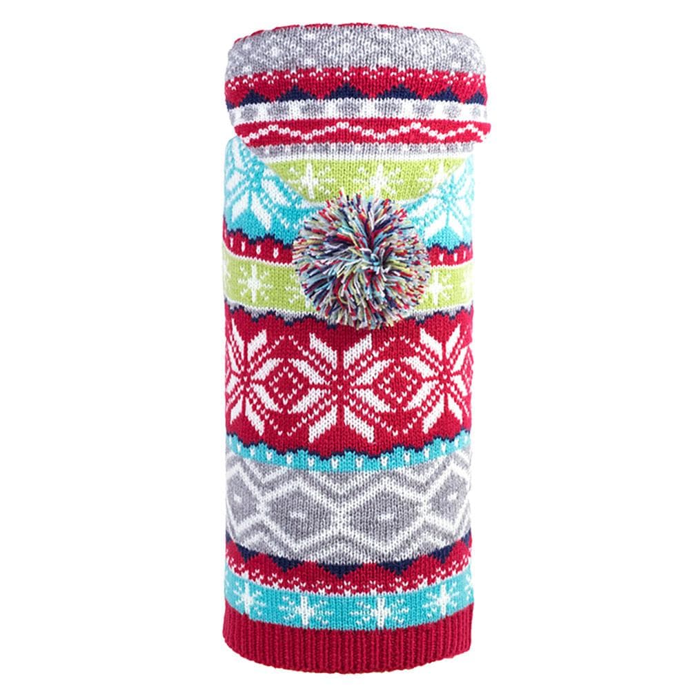 Fairisle Hoodie Sweater LG - 1 Count