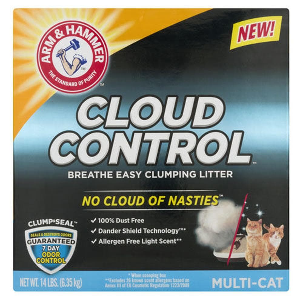Arm & Hammer Clumping Litter Multi-Cat Cloud Control 14lbs