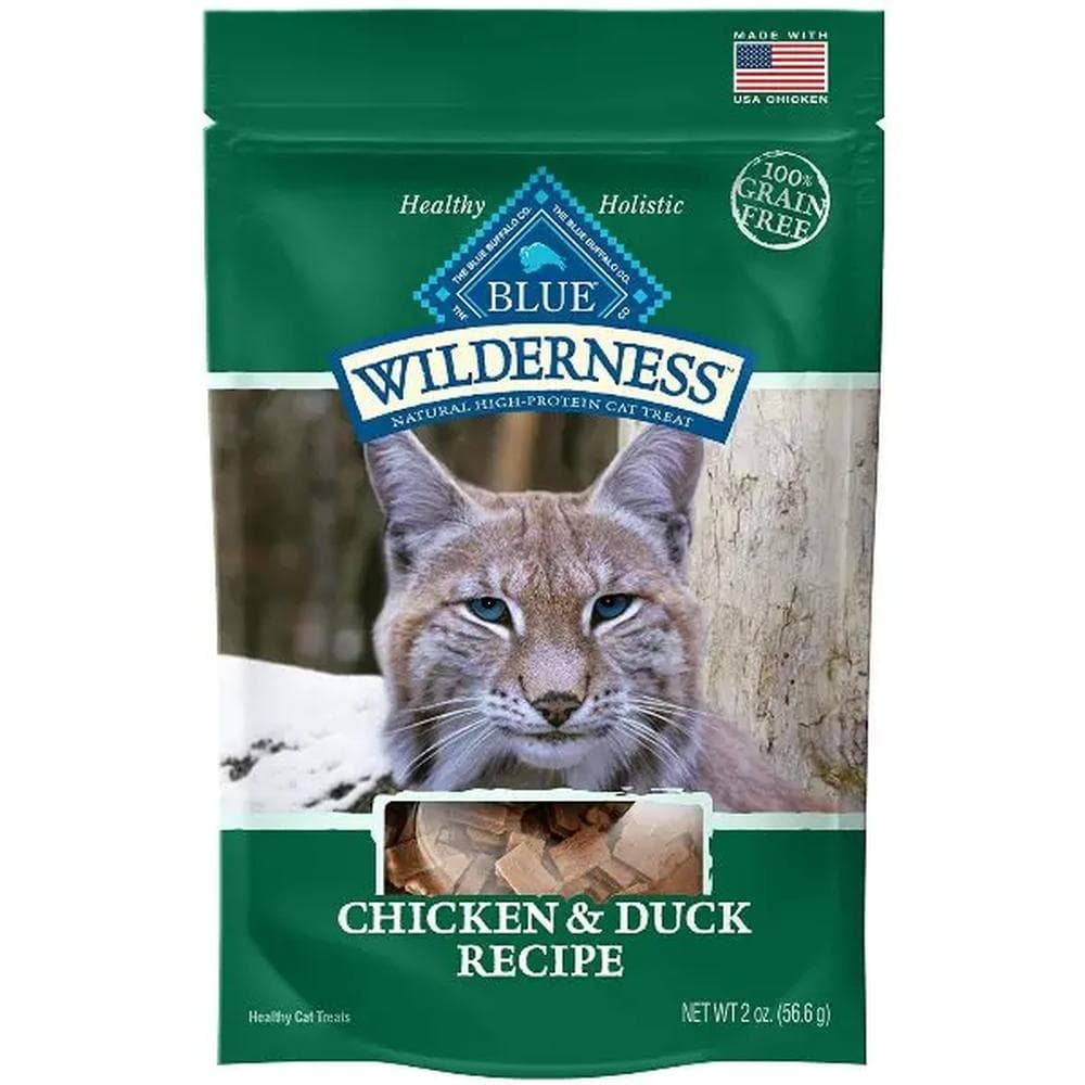 Blue Buffalo Wilderness Chicken & Duck Grain Free Cat Treats 2oz