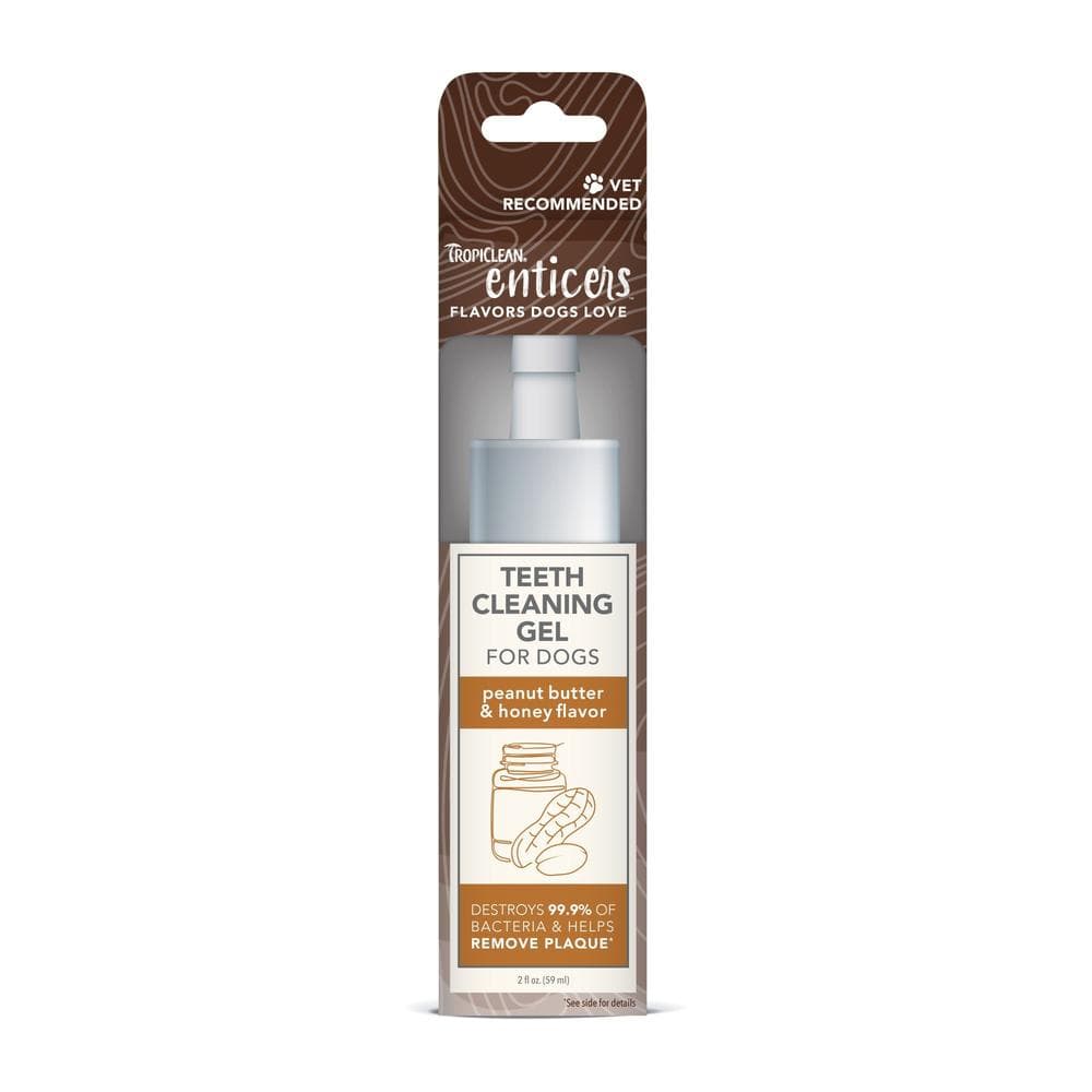 Tropiclean Dental Enticers Gel Peanut Butter 59ml