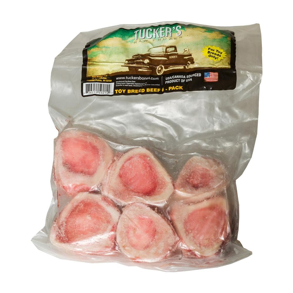 Tucker's Frozen Bones Beef Toy Breed 6 Pack