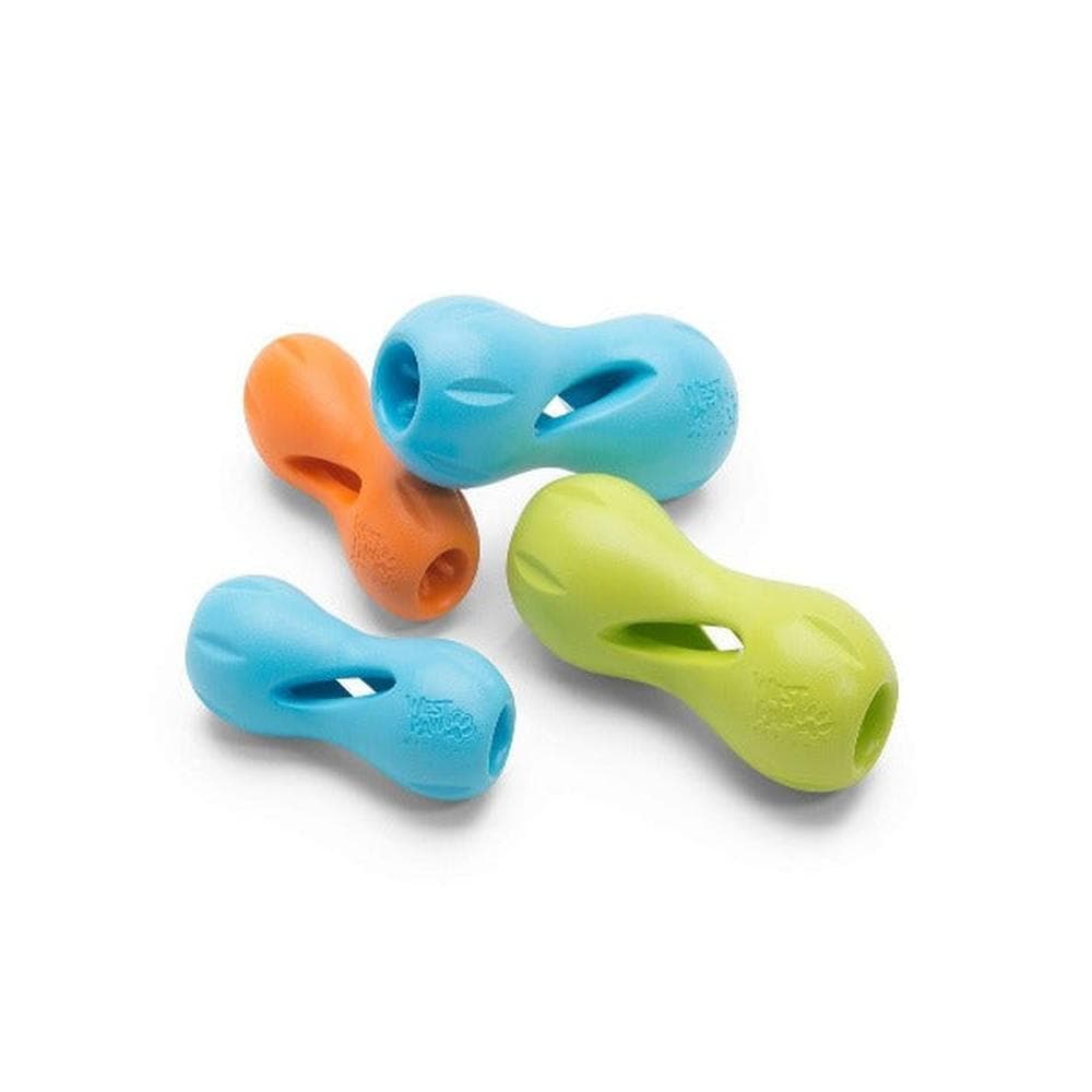 West Paw Dog Toy Qwizl Qwizl Small Blue 1 Count