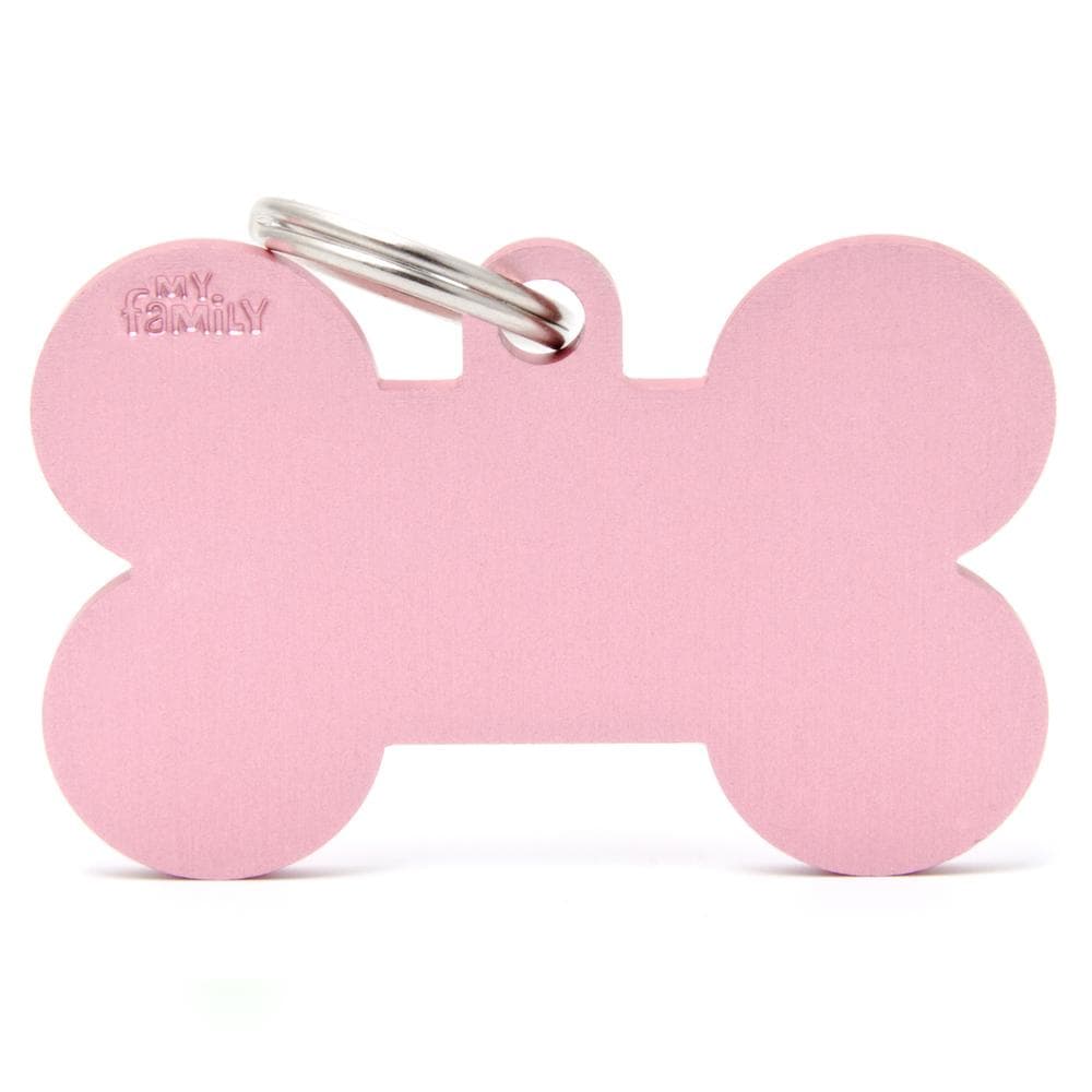 My Family Id Tag Basic Bone Pink Extra Large