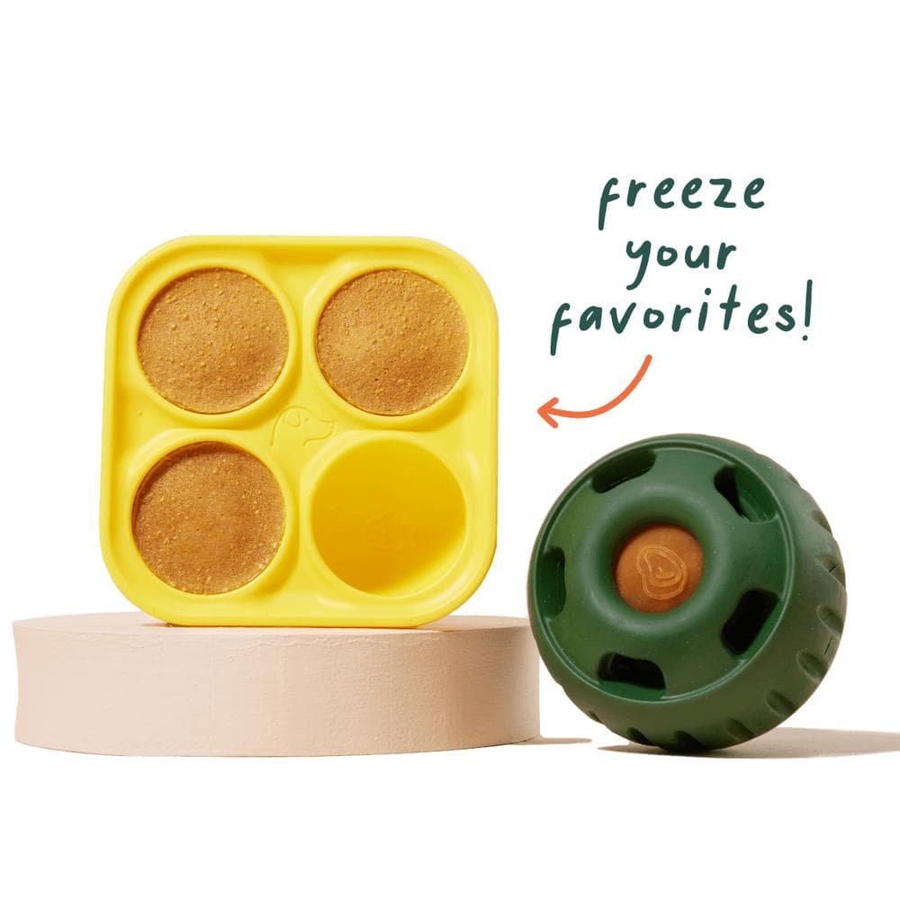 Woof Pupsicle Treat Tray XL Yellow 1 Count